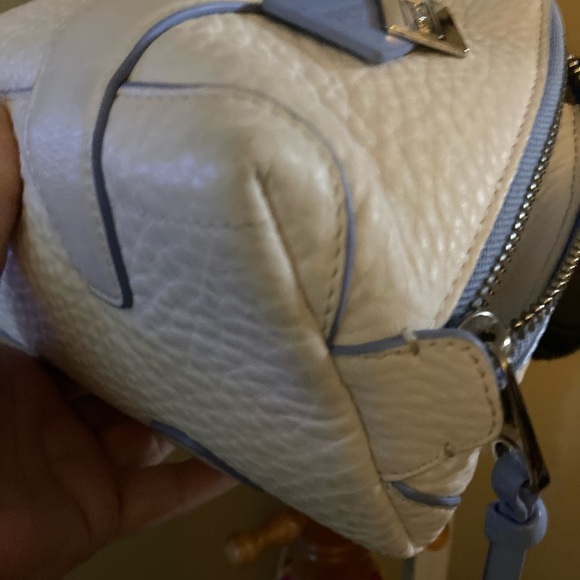 Coach Cream and Blue Satchel Mini Fun - Picture 4 of 8